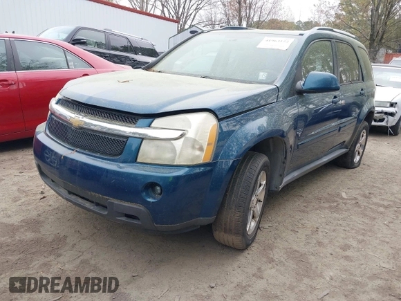2007 Chevrolet Equinox LT with VIN 2CNDL73F776106718, listed as a IAAI auction lot 41963122 with 266,044 mi miles. Bid and sale history available at carsss.com. Image 2.
