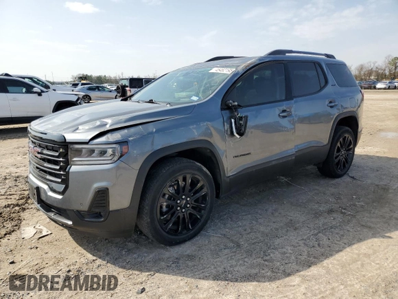 2022 GMC Acadia SLT with VIN 1GKKNMLS0NZ149661, listed as a Copart auction lot 45462195 with 40,701 mi miles and Salvage Title. Bid and sale history available at carsss.com. Image 1.