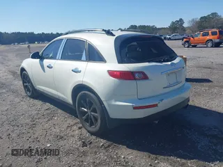 2006 Infiniti FX with VIN JNRAS08U76X100523, listed as a IAAI auction lot 41789613 with 180,641 mi miles. Bid and sale history available at carsss.com. Image 3.