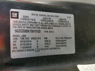 2007 Saturn VUE I4 with VIN 5GZCZ33DX7S810123, listed as a Copart auction lot 48420285 with 41,491 mi miles and Salvage Title. Bid and sale history available at DreamBid. Image 12.