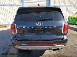 2024 Hyundai Palisade SEL with VIN KM8R2DGE6RU722665, listed as a Copart auction lot 49680335 with 23,437 mi miles and Clean Title. Bid and sale history available at carsss.com. Image 6.