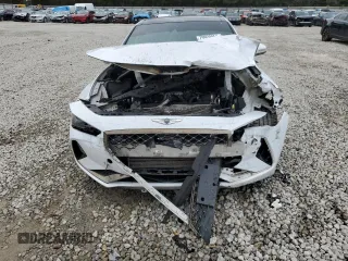 2019 Genesis G70 3.3T Advanced with VIN KMTG34LE6KU014762, listed as a Copart auction lot 79920954 with 143,211 mi miles and Salvage Title. Bid and sale history available at carsss.com. Image 5.