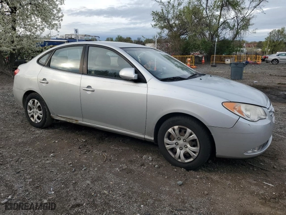 2010 Hyundai Elantra SE with VIN KMHDU4AD2AU007214, listed as a Copart auction lot 52093155 with 97,553 mi miles and Clean Title. Bid and sale history available at carsss.com. Image 4.