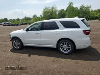 2022 Dodge Durango GT Plus with VIN 1C4RDJDG6NC198176, listed as a Copart auction lot 61407515 with 24,440 mi miles and Salvage title. Bid and sale history available at DreamBid. Image 2.