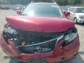 2011 Lexus RX 350 with VIN JTJBK1BA2B2015876, listed as a Copart auction lot 62116415 with 117,159 mi miles and Salvage title. Bid and sale history available at DreamBid. Image 14.