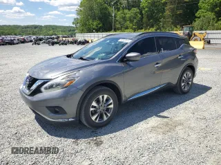 2018 Nissan Murano SL z VIN 5N1AZ2MG8JN114261, wystawiony jako Copart lot #53397824 z przebiegiem 117 143 mil mil oraz Szkoda całkowita • Salvage title. Historia ofert i sprzedaży dostępna na DreamBid. Obrazek 1.