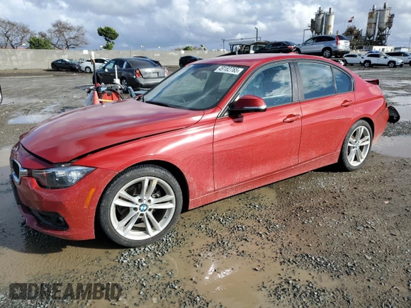 2016 BMW 3 Series 320i with VIN WBA8E1G59GNT99254, listed as a Copart auction lot 49182765 with 59,271 mi miles and Salvage Title. Bid and sale history available at DreamBid. Image 1.