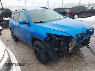 2018 Jeep Cherokee Limited with VIN 1C4PJMDB3JD570003, listed as a IAAI auction lot 41474606 with 56,433 mi miles. Bid and sale history available at carsss.com. Image 1.