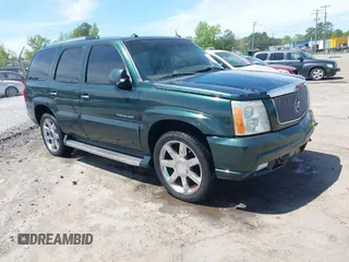 2003 Cadillac Escalade z VIN 1GYEK63N53R281393, wystawiony jako IAAI lot #42084699 z przebiegiem 162 231 mil mil oraz . Historia ofert i sprzedaży dostępna na DreamBid. Obrazek 1.