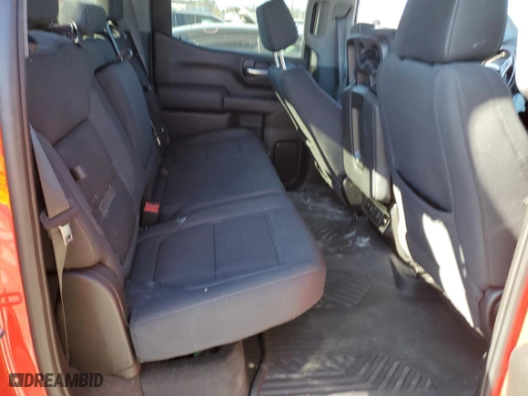 2020 Chevrolet Silverado 1500 LT with VIN 3GCUYDED1LG245922, listed as a Copart auction lot 43040915 with 0 mi miles and Salvage Title. Bid and sale history available at carsss.com. Image 10.