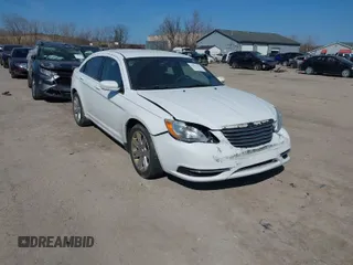 2012 Chrysler 200 Touring with VIN 1C3CCBBB1CN222038, listed as a IAAI auction lot 41894378 with 180,715 mi miles. Bid and sale history available at carsss.com. Image 1.