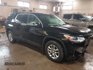 2019 Chevrolet Traverse LT Cloth with VIN 1GNEVGKW7KJ276312, listed as a IAAI auction lot 41925439 with 114,257 mi miles. Bid and sale history available at carsss.com. Image 1.
