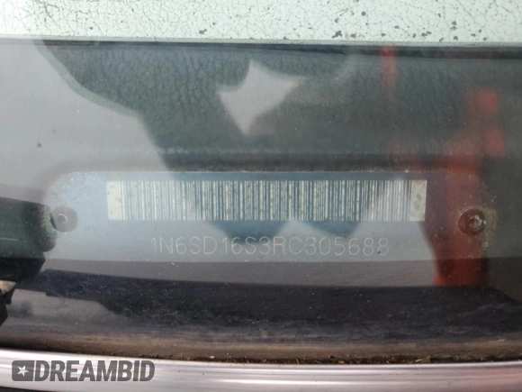 1994 Nissan Frontier XE z VIN 1N6SD16S3RC305688, wystawiony jako Copart lot #54371715 z przebiegiem 207 543 mil mil oraz Szkoda całkowita • Salvage title. Historia ofert i sprzedaży dostępna na DreamBid. Obrazek 12.