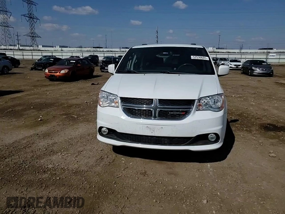 2019 Dodge Grand Caravan SXT with VIN 2C4RDGCG7KR663085, listed as a Copart auction lot 52530605 with 64,590 mi miles and Salvage Title. Bid and sale history available at DreamBid. Image 12.