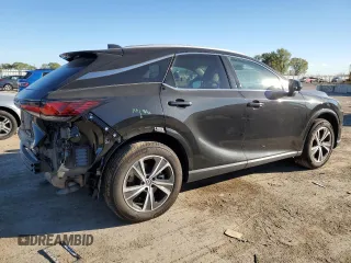 2024 Lexus RX with VIN 2T2BAMCA9RC043655, listed as a Copart auction lot 74628044 with 25,333 mi miles and Salvage Title. Bid and sale history available at carsss.com. Image 3.