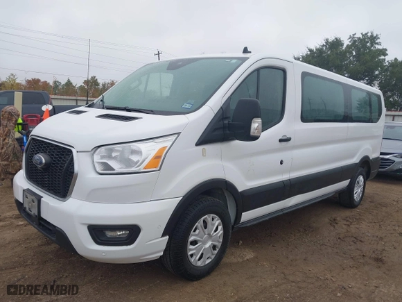 2022 Ford Transit Passenger Wagon XL with VIN 1FBAX2Y82NKA48363, listed as a IAAI auction lot 41113899 with 49,508 mi miles. Bid and sale history available at carsss.com. Image 16.