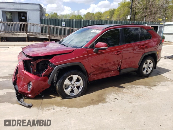 2019 Toyota RAV4 XLE with VIN JTMW1RFV0KD504459, listed as a Copart auction lot 51815305 with 129,826 mi miles and Clean Title. Bid and sale history available at carsss.com. Image 1.