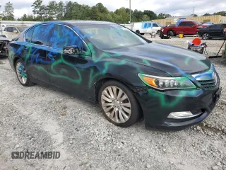 2014 Acura RLX with VIN JH4KC1F36EC002315, listed as a Copart auction lot 72633304 with 149,675 mi miles and Salvage Title. Bid and sale history available at carsss.com. Image 4.