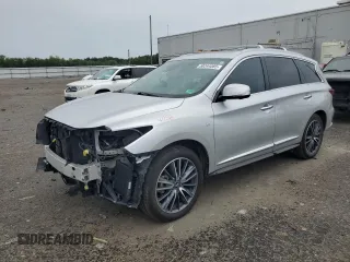 2019 Infiniti QX60 Luxe with VIN 5N1DL0MN3KC550028, listed as a Copart auction lot 58344085 with 84,052 mi miles and Salvage title. Bid and sale history available at DreamBid. Image 1.
