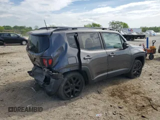 2018 Jeep Renegade Latitude with VIN ZACCJBBB5JPG77352, listed as a Copart auction lot 54854675 with 85,493 mi miles and Salvage title. Bid and sale history available at DreamBid. Image 3.