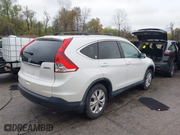 2012 Honda CR-V EX-L with VIN 5J6RM4H71CL060886, listed as a IAAI auction lot 41969581 with 102,269 mi miles and . Bid and sale history available at DreamBid. Image 4.