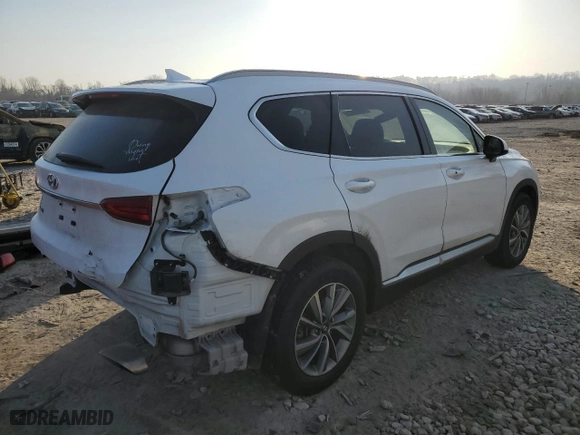 2020 Hyundai Santa Fe SEL with VIN 5NMS33AD7LH143194, listed as a Copart auction lot 48997925 with 98,497 mi miles and Salvage Title. Bid and sale history available at carsss.com. Image 3.