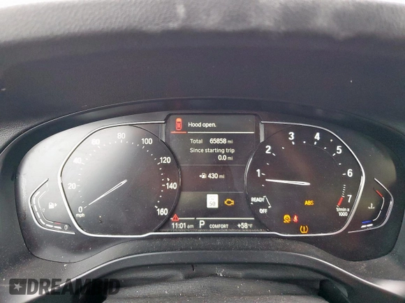 2022 BMW X3 sDrive30i with VIN 5UX43DP0XN9K72210, listed as a Copart auction lot 51233045 with 65,858 mi miles and Salvage Title. Bid and sale history available at DreamBid. Image 9.