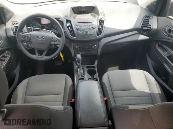 2018 Ford Escape S with VIN 1FMCU0F7XJUA71377, listed as a Copart auction lot 53922215 with 57,459 mi miles and Salvage title. Bid and sale history available at DreamBid. Image 8.