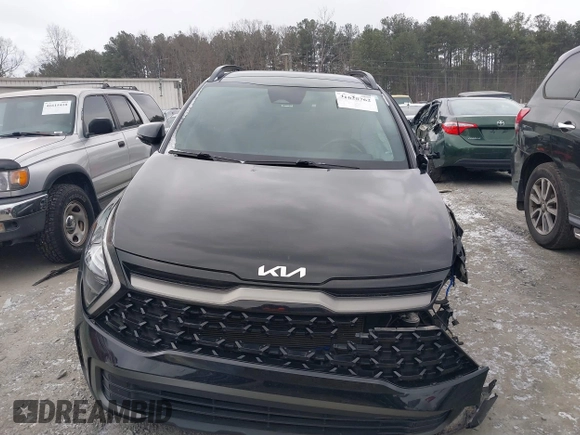 2023 Kia Sportage X-Line with VIN 5XYK6CAF3PG081835, listed as a IAAI auction lot 41628762 with 36,064 mi miles. Bid and sale history available at carsss.com. Image 12.