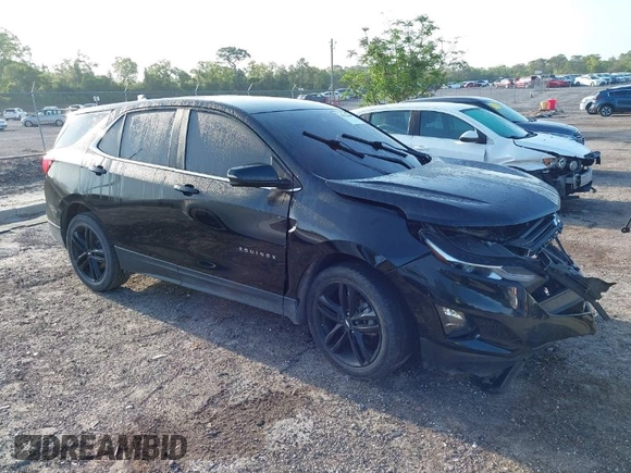2021 Chevrolet Equinox LT with VIN 3GNAXKEVXML335783, listed as a IAAI auction lot 41925460 with 128,772 mi miles. Bid and sale history available at carsss.com. Image 1.