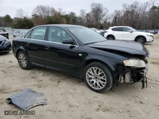 2008 Audi A4 2.0T with VIN WAUDF78E98A166786, listed as a Copart auction lot 84434984 with 182,093 mi miles and Salvage Title. Bid and sale history available at carsss.com. Image 4.
