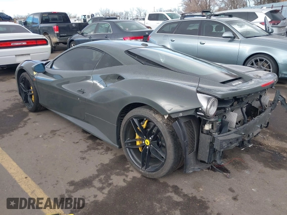 2018 Ferrari 488 z VIN ZFF79ALA9J0229410, wystawiony jako IAAI lot #41511074 z przebiegiem Nie podano mil oraz . Historia ofert i sprzedaży dostępna na DreamBid. Obrazek 3.