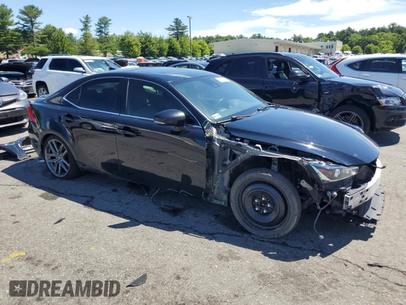 2017 Lexus IS 350 with VIN JTHCE1D22H5014429, listed as a Copart auction lot 59212324 with 78,267 mi miles and Salvage title. Bid and sale history available at DreamBid. Image 4.