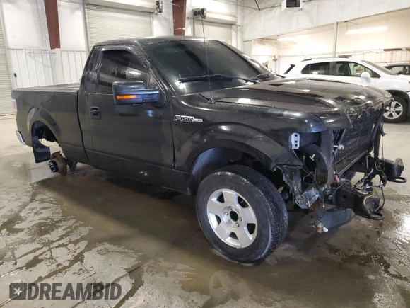 2012 Ford F-150 XL with VIN 1FTMF1EF6CFB12791, listed as a Copart auction lot 57132145 with 206,525 mi miles and Salvage title. Bid and sale history available at DreamBid. Image 4.