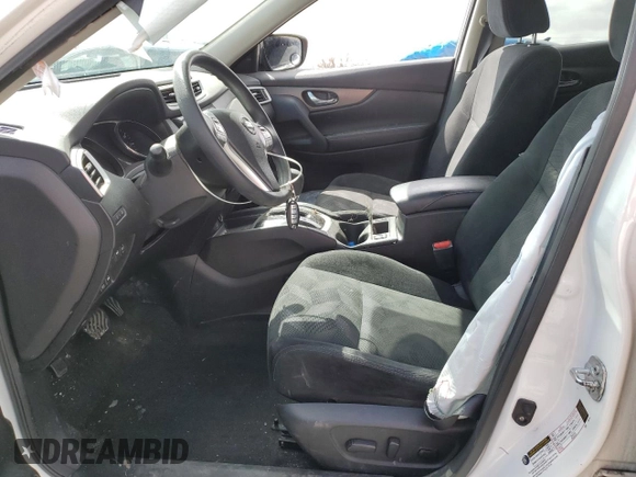 2015 Nissan Rogue SV with VIN 5N1AT2MK1FC855229, listed as a Copart auction lot 53150935 with 144,145 mi miles and Salvage Title. Bid and sale history available at DreamBid. Image 7.