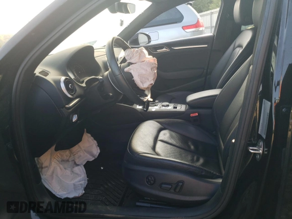 2018 Audi A3 Sedan Premium Plus with VIN WAUJ8GFF7J1025343, listed as a Copart auction lot 58823323 with 64,103 mi miles. Bid and sale history available at carsss.com. Image 7.