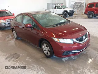 2015 Honda Civic Sedan LX with VIN 19XFB2F50FE253743, listed as a IAAI auction lot 41742255 with 89,692 mi miles. Bid and sale history available at carsss.com. Image 1.