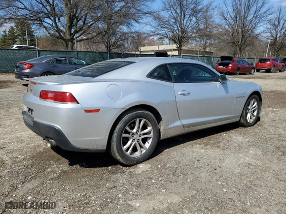 2015 Chevrolet Camaro LS with VIN 2G1FB1E37F9140826, listed as a Copart auction lot 49250295 with 92,675 mi miles and Salvage Title. Bid and sale history available at carsss.com. Image 3.