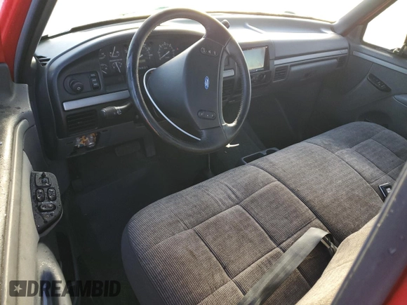 1993 Ford F-150 with VIN 1FTEF14N0PLA23366, listed as a Copart auction lot 86184434 with 36,789 mi miles and Salvage Title. Bid and sale history available at DreamBid. Image 8.