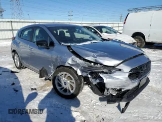 2024 Subaru Impreza with VIN JF1GUABC6R8384502, listed as a Copart auction lot 45750605 with 5,332 mi miles and Salvage title. Bid and sale history available at DreamBid. Image 4.
