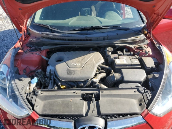 2013 Hyundai Veloster w/Black Int with VIN KMHTC6AD2DU126699, listed as a Copart auction lot 57329805 with 85,303 mi miles and Salvage title. Bid and sale history available at DreamBid. Image 11.