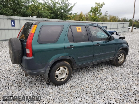 2002 Honda CR-V LX z VIN JHLRD785X2C083218, wystawiony jako Copart lot #73082804 z przebiegiem Nie podano mil oraz Szkoda całkowita • Salvage title. Historia ofert i sprzedaży dostępna na DreamBid. Obrazek 3.
