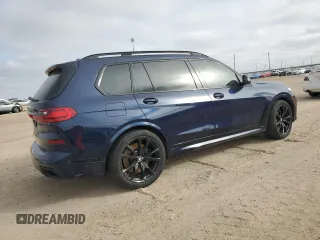 2022 BMW X7 M50i z VIN 5UXCX6C00N9L56814, wystawiony jako Copart lot #46108725 z przebiegiem 35 216 mil mil oraz Szkoda całkowita • Salvage title. Historia ofert i sprzedaży dostępna na DreamBid. Obrazek 3.