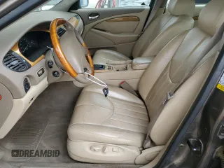 2001 Jaguar S-Type with VIN SAJDA01P21GM04051, listed as a Copart auction lot 46668745 with 81,765 mi miles and Salvage Title. Bid and sale history available at DreamBid. Image 7.