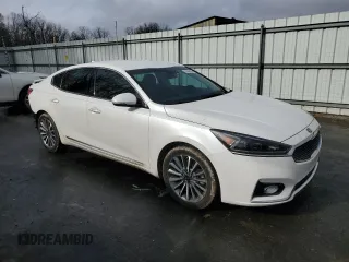 2018 Kia Cadenza Premium with VIN KNALB4J12J5127601, listed as a Copart auction lot 83366194 with 34,105 mi miles and Salvage Title. Bid and sale history available at carsss.com. Image 4.