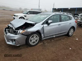 2017 Subaru Impreza Premium with VIN 4S3GTAD64H3717280, listed as a Copart auction lot 53577705 with 142,056 mi miles and Salvage title. Bid and sale history available at DreamBid. Image 1.