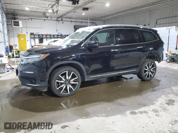 2021 Honda Pilot Elite with VIN 5FNYF6H05MB005324, listed as a Copart auction lot 82866734 with 126,630 mi miles and Salvage Title. Bid and sale history available at DreamBid. Image 1.