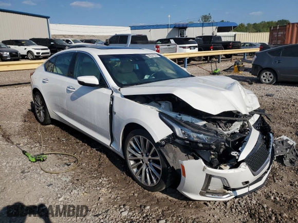 2020 Cadillac CT5 Premium Luxury with VIN 1G6DT5RK5L0112892, listed as a Copart auction lot 68241574 with 28,137 mi miles and Salvage Title. Bid and sale history available at DreamBid. Image 4.