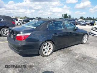 2007 BMW 5 Series 550i with VIN WBANB53567CP08845, listed as a IAAI auction lot 41497503 with 181,694 mi miles and . Bid and sale history available at DreamBid. Image 4.