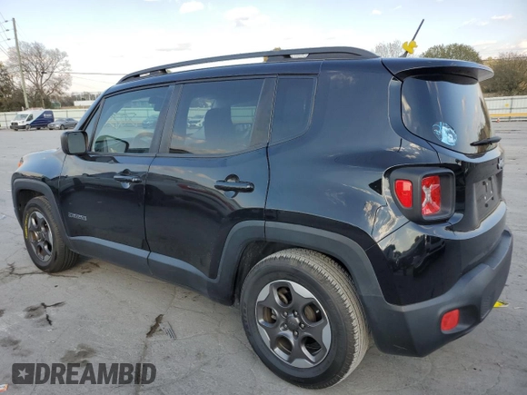 2017 Jeep Renegade Sport with VIN ZACCJAAB2HPF38883, listed as a Copart auction lot 77474204 with 120,687 mi miles and Salvage title. Bid and sale history available at DreamBid. Image 2.